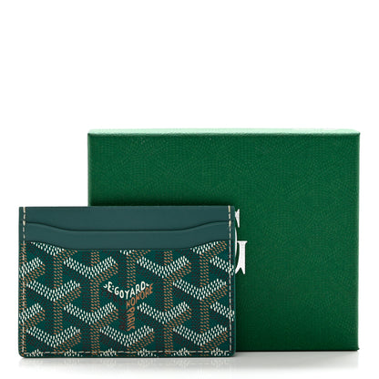 Goyard Goyardine Saint Sulpice Card Holder Green 6 of 6