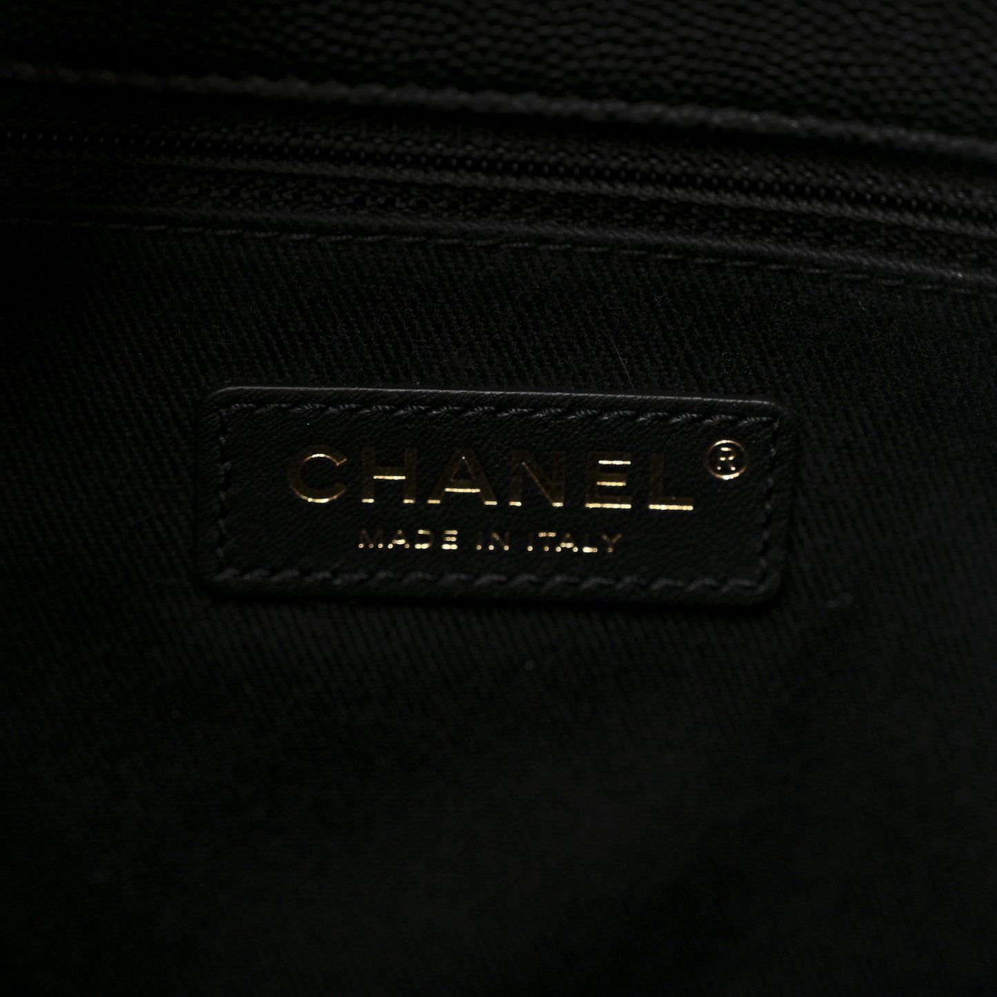 Caviar Lizard Quilted Medium Coco Handle Flap Black