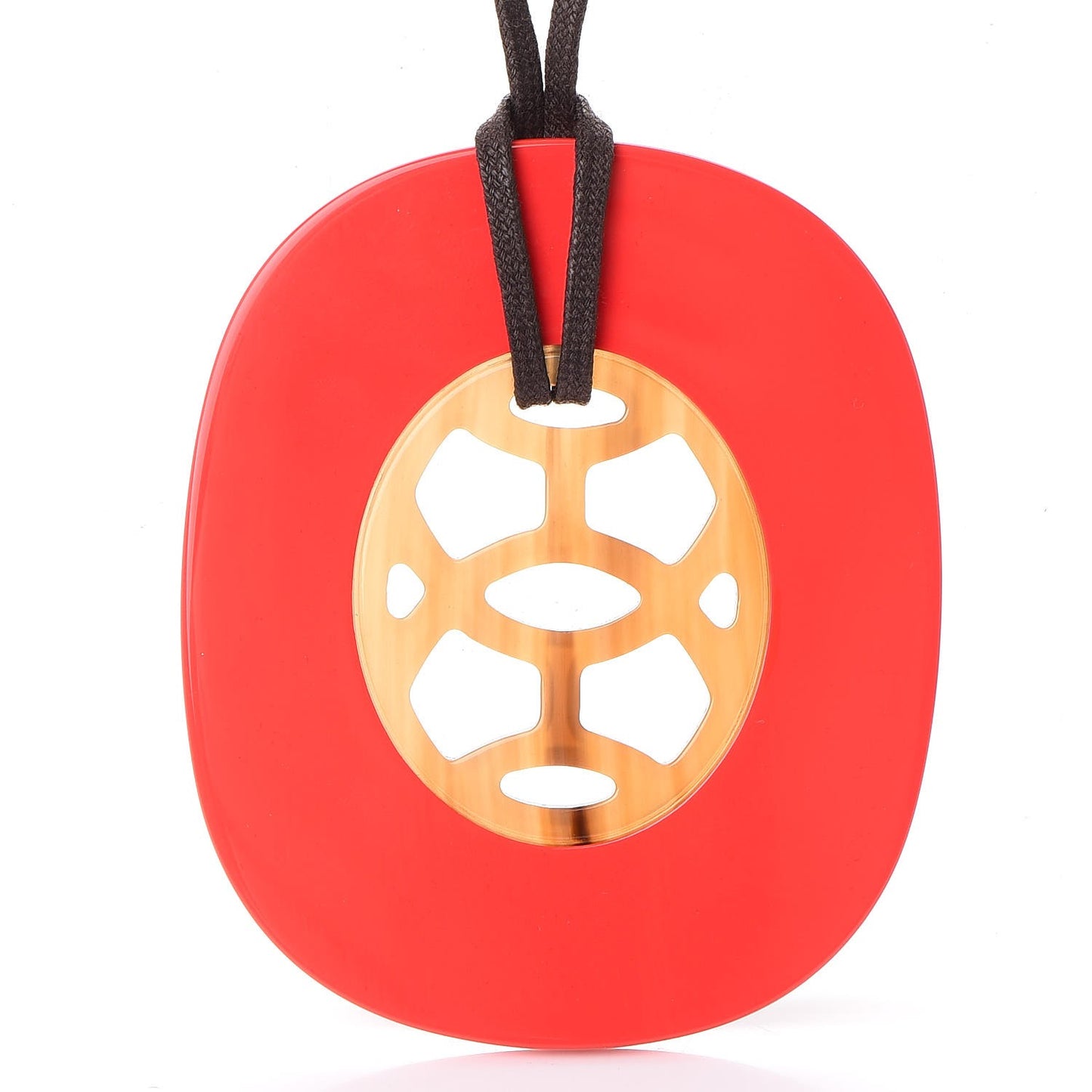 Buffalo Horn Lacquer Lift Necklace GM