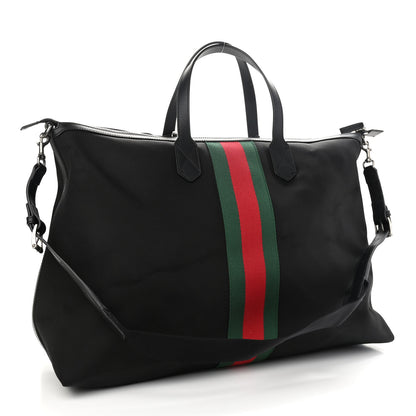 Gucci Techno Canvas Web Duffle Black 3 of 12