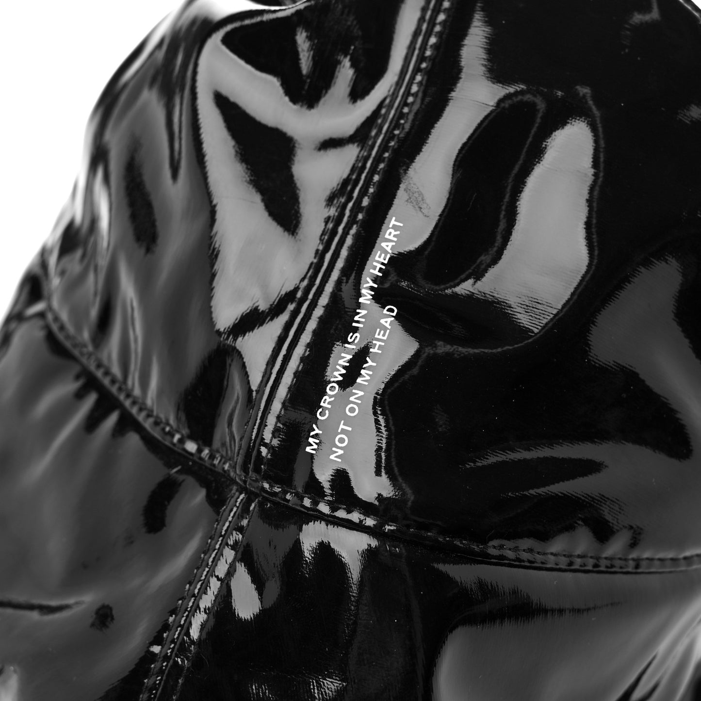 Vinyl Logo Rain Hat S Black