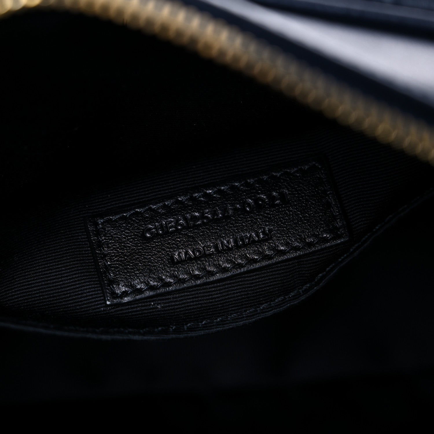 Saint Laurent Calfskin Matelasse Monogram Lou Camera Bag Navy 7 of 12