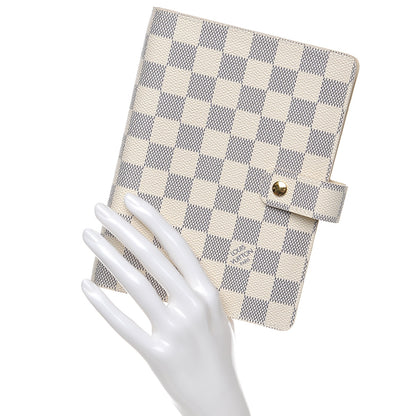 Louis Vuitton Damier Azur Medium Ring Agenda Cover 2 of 7