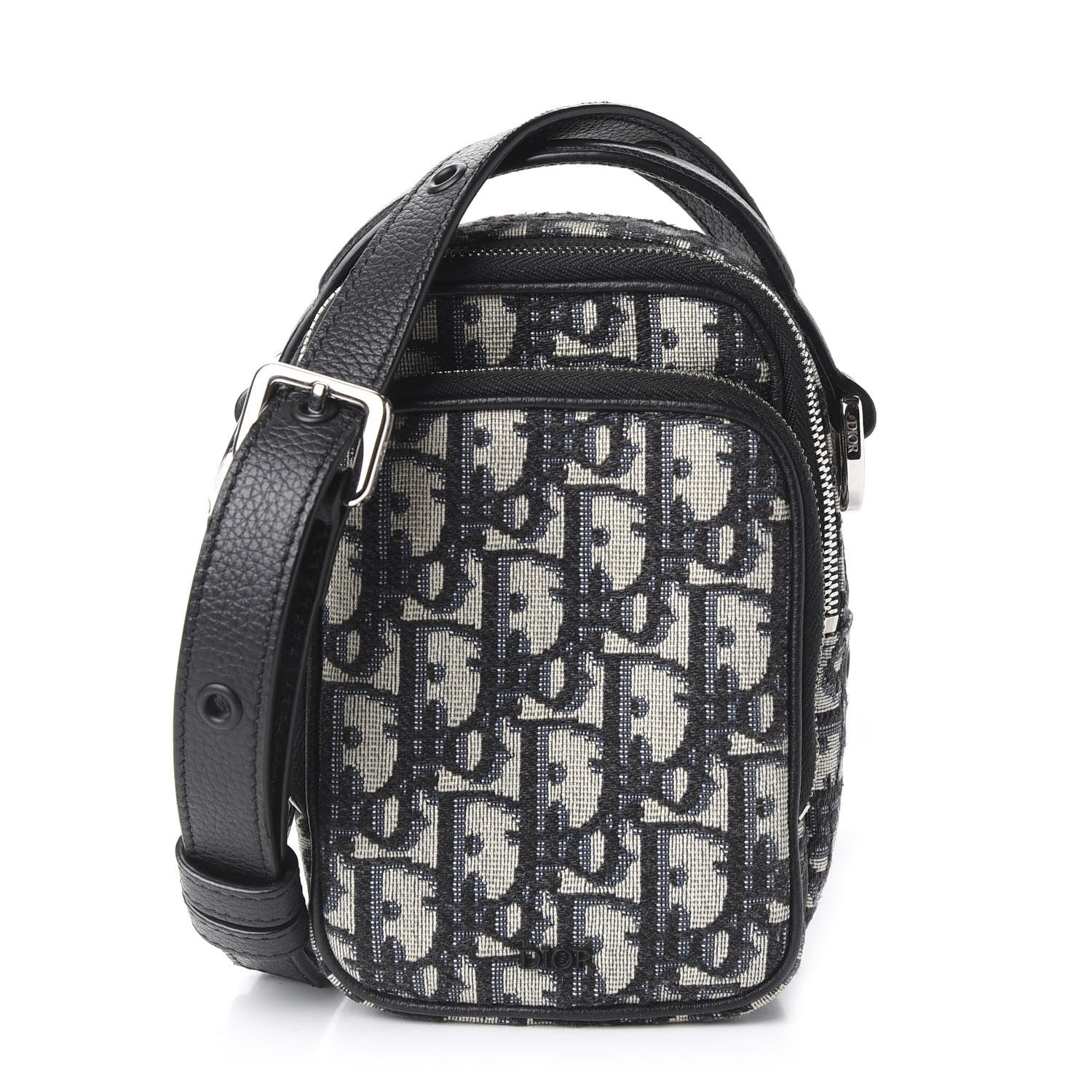 Christian Dior Oblique Crossbody Bag Blue 1 of 10