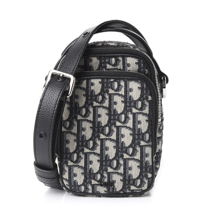 Christian Dior Oblique Crossbody Bag Blue 1 of 10