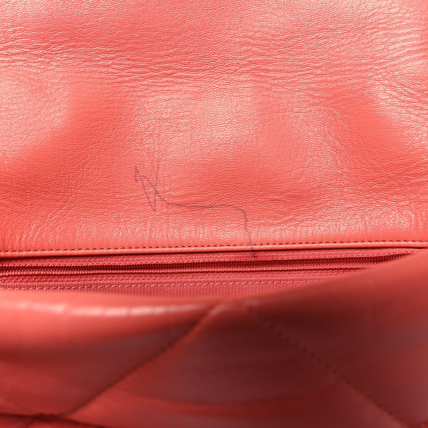 Chanel Lambskin Quilted Large Chanel 19 Flap Coral 11 of 12