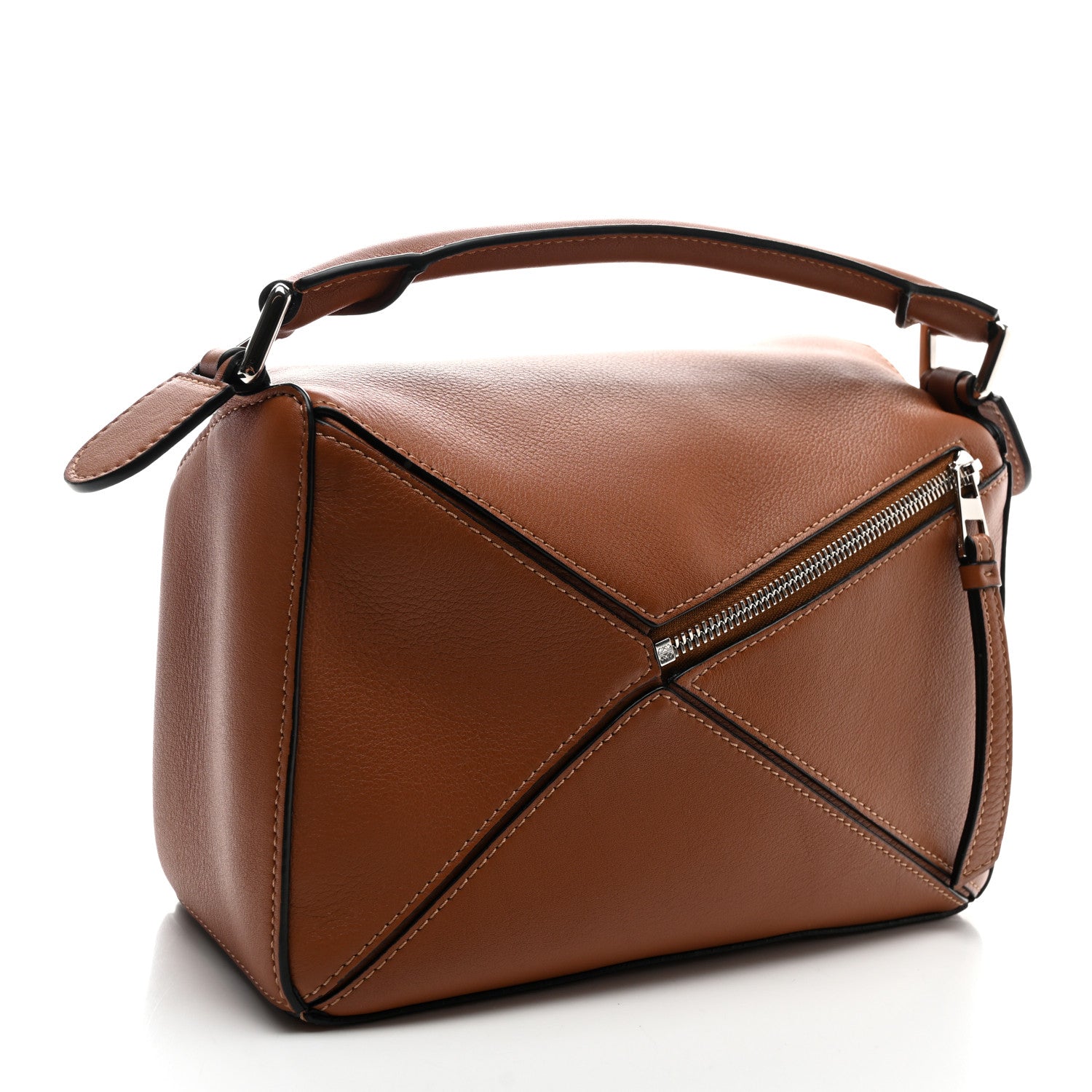 Loewe Calfskin Small Puzzle Bag Light Caramel 3 of 9