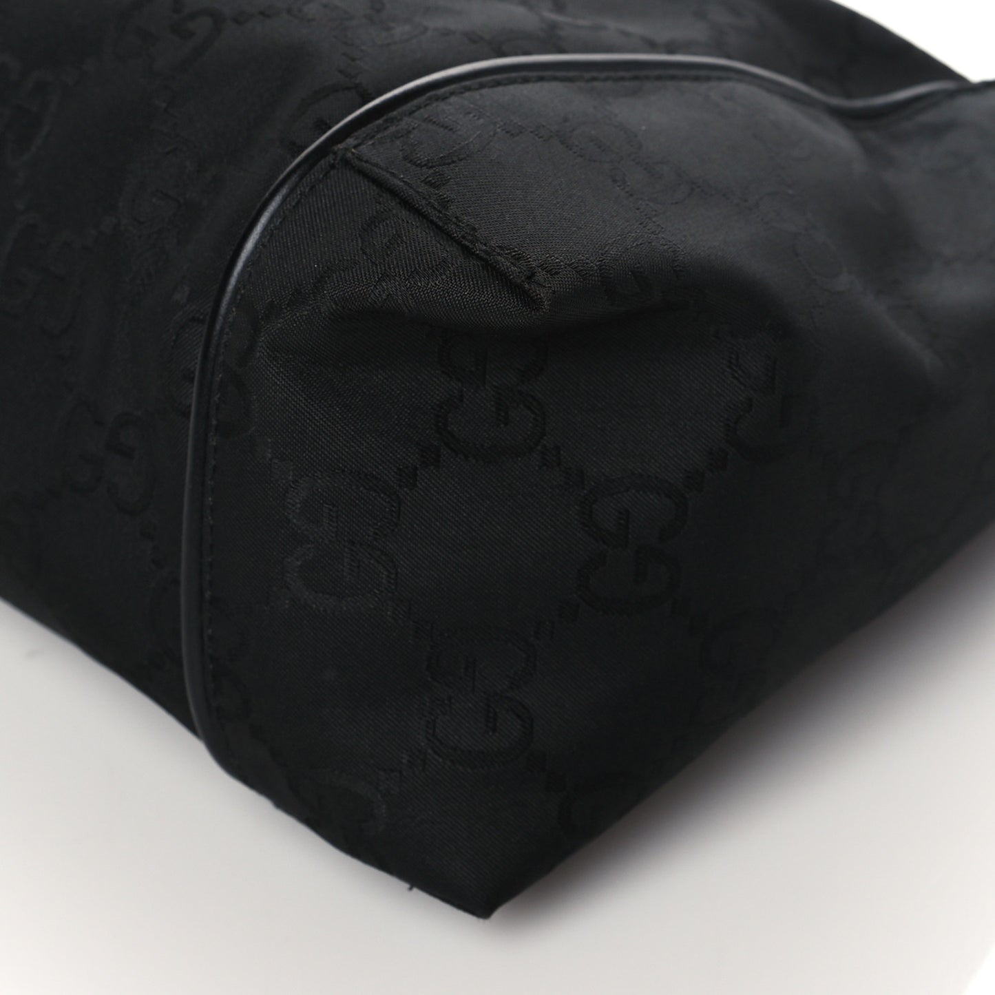 Nylon Monogram Tote Black