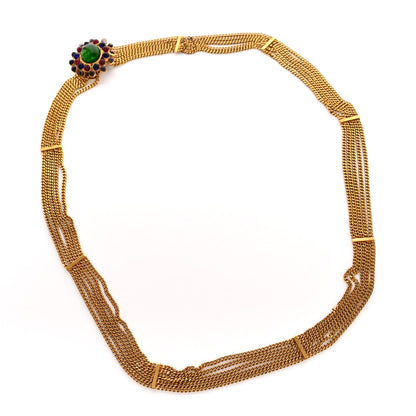 Chanel Metal Chain CC Belt Multicolor Gold 2 of 5