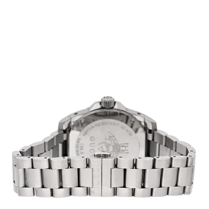 Gucci Stainless Steel 40mm Dive Quartz Watch White 3 of 4
