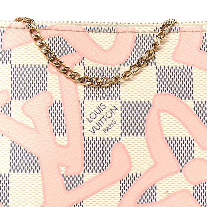 Louis Vuitton Damier Azur Tahitienne Mini Pochette Accessories 8 of 10