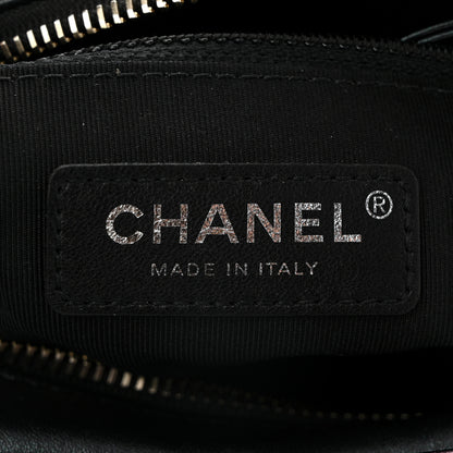 Chanel Iridescent Aged Calfskin Quilted Small Gabrielle Hobo Black 5 of 11