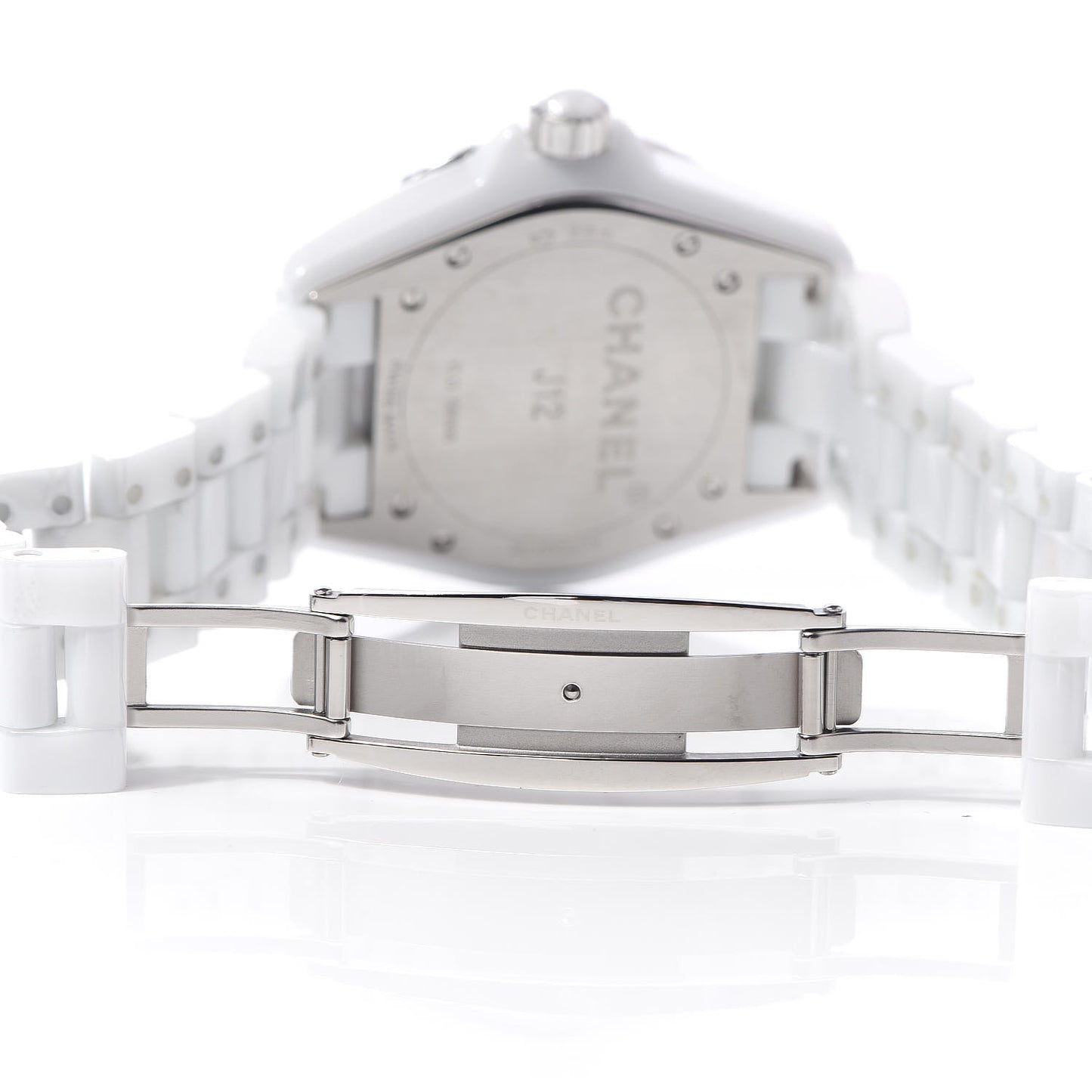 Stainless Steel Ceramic 38mm J12 Automatic Watch White
