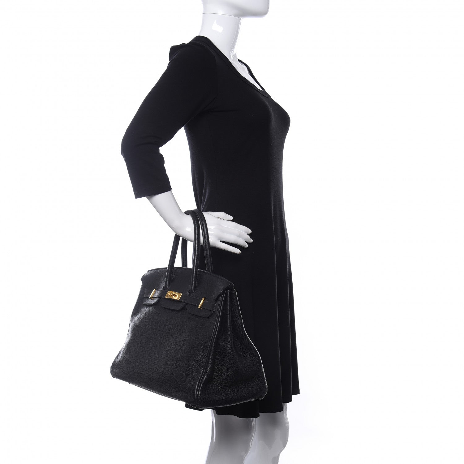 Hermes Togo Birkin 35 Black 2 of 15