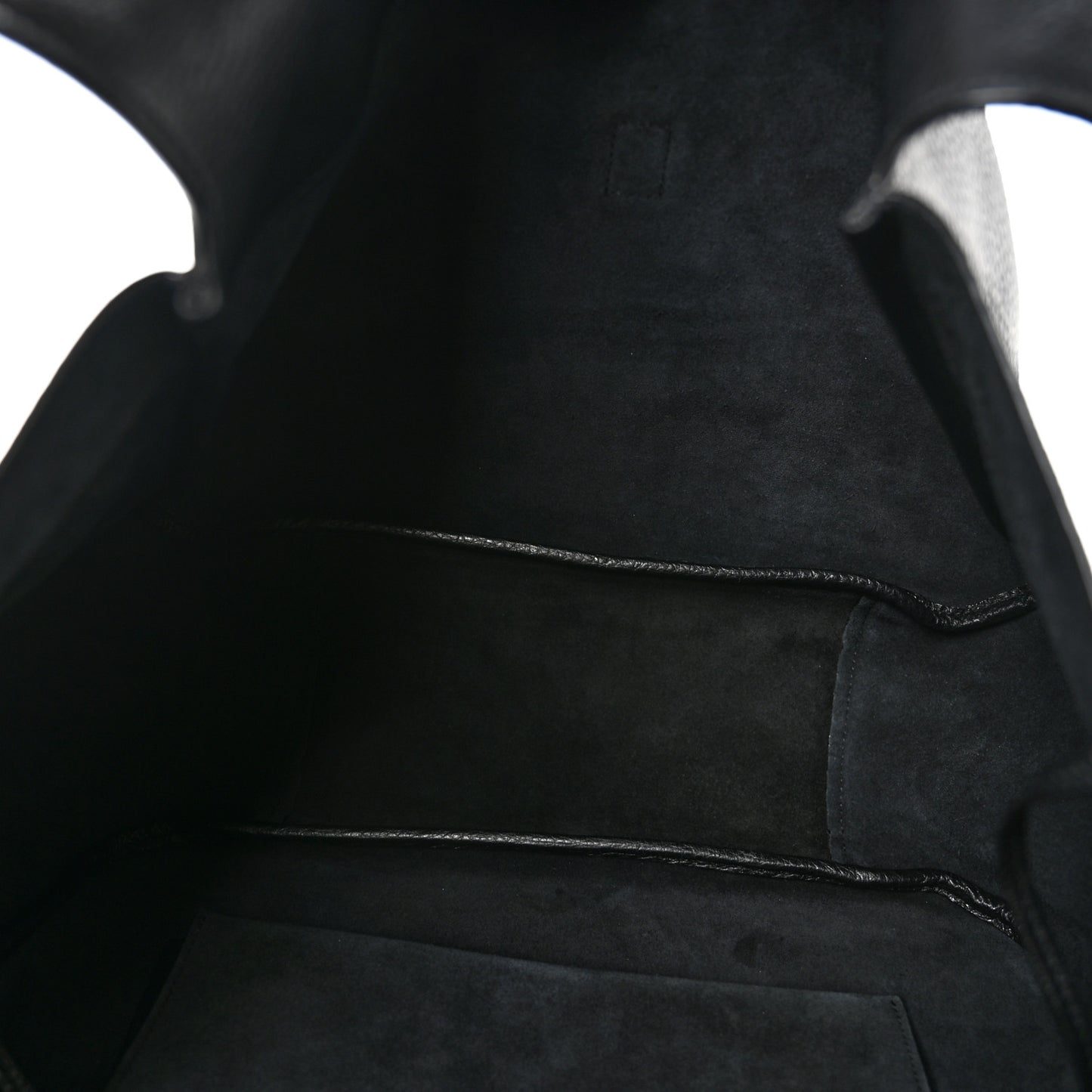 Grained Deerskin Bea Tote Black