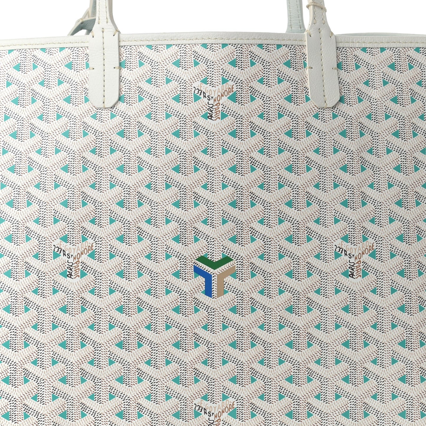 Goyardine Saint Louis Claire Voie PM White Opaline