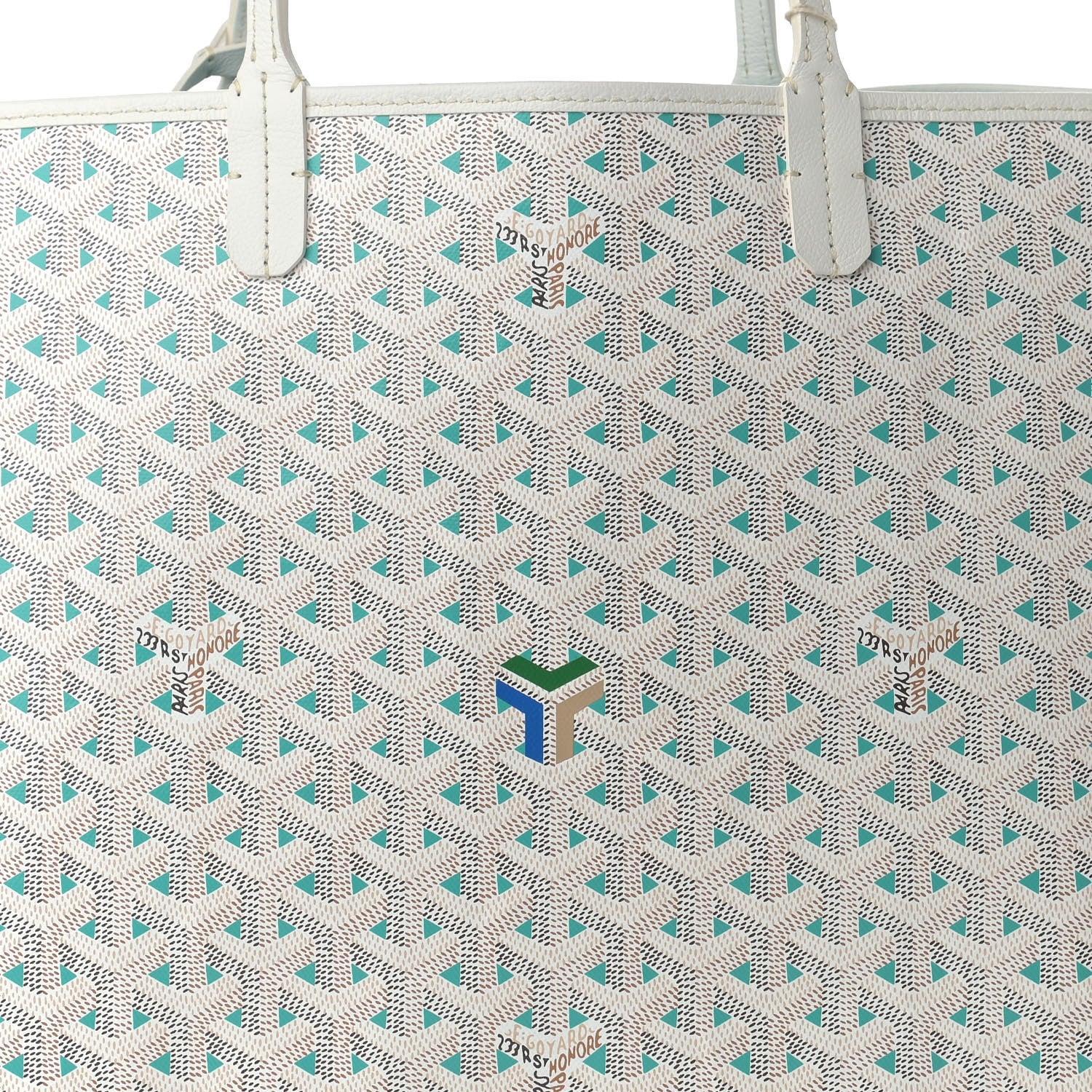 Goyard Goyardine Saint Louis Claire Voie PM White Opaline 9 of 13
