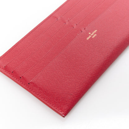 Louis Vuitton Calfskin Felicie Card Holder Insert Cherry 8 of 9