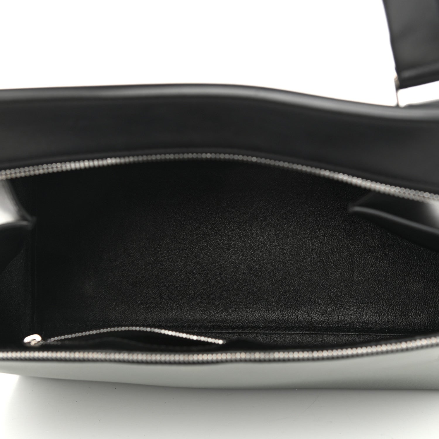 Celine Calfskin Medium Bi-Color Edge Shoulder Bag Almond 4 of 12