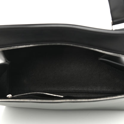 Celine Calfskin Medium Bi-Color Edge Shoulder Bag Almond 4 of 12
