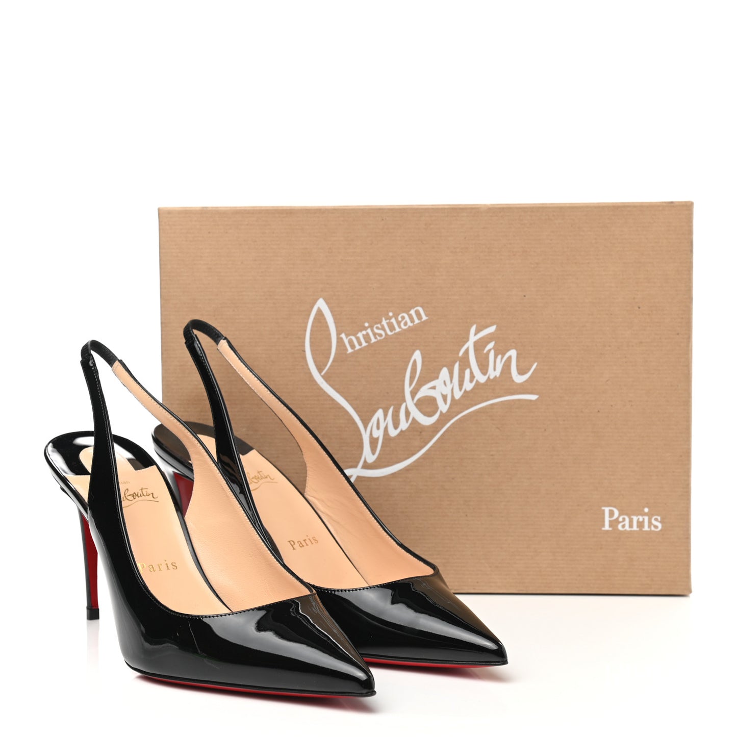 Patent Kate Sling 85 Pumps 39.5 Black