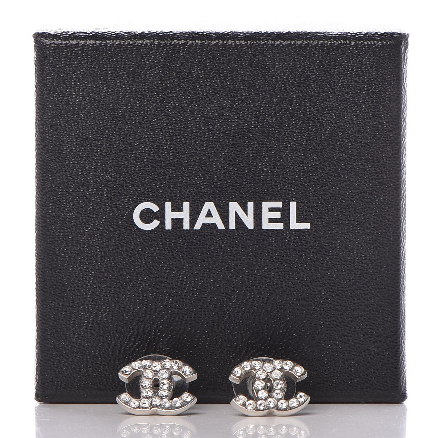 Crystal Mini Timeless CC Earrings Silver