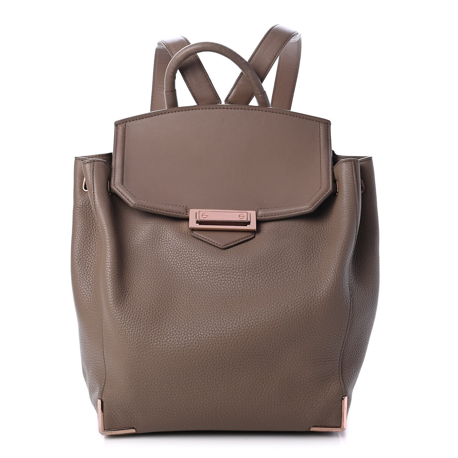 Alexander Wang Calfskin Prisma Skeletal Backpack Latte 1 of 4