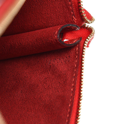 Louis Vuitton Epi Pochette Accessories 24 Castillan Red 7 of 7