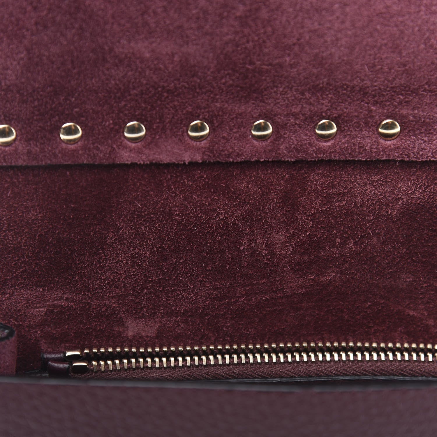 Valentino Garavani Pebbled Calfskin Rockstud Side Slip Crossbody Rubin 11 of 13
