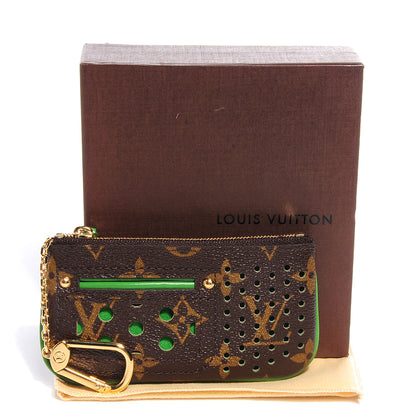 Louis Vuitton Monogram Perforated Key Pouch Green 5 of 8