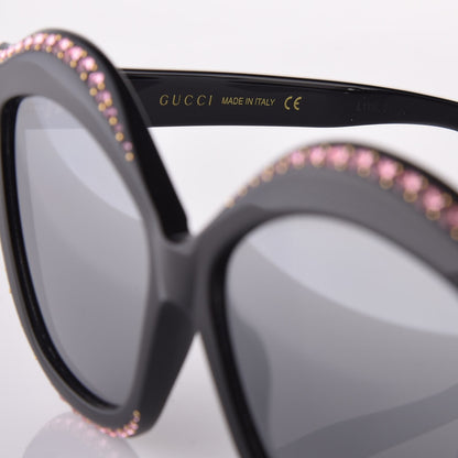 Gucci Crystal Cat Eye GG0118S Sunglasses Black 5 of 6