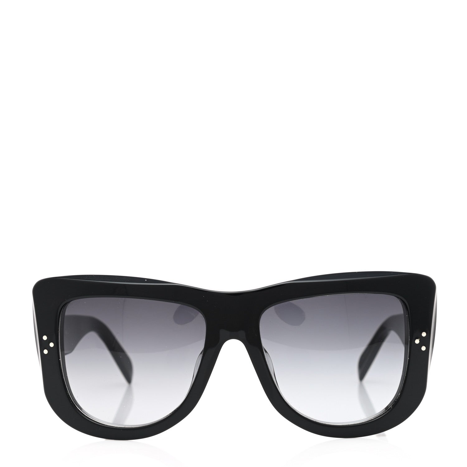 Celine Acetate Square Sunglasses CL40157U Black 2 of 7