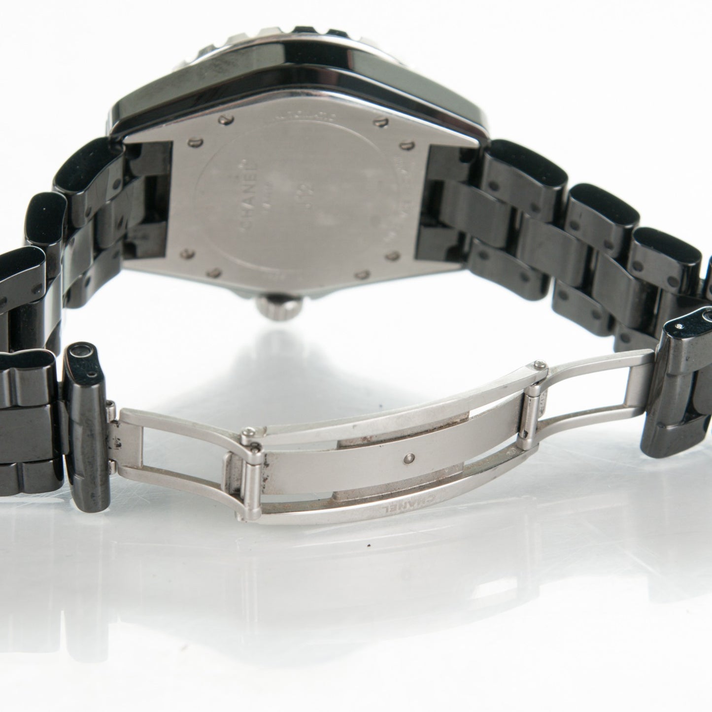 Stainless Steel Ceramic 38mm J12 Automatic Watch Black
