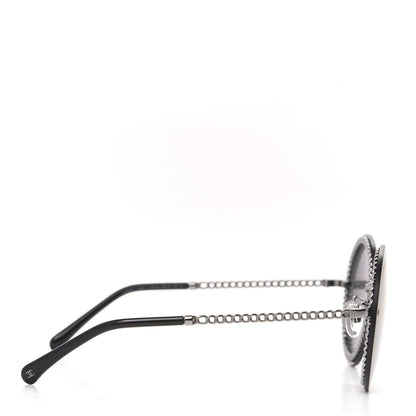Chanel Round Chain Sunglasses 4245 Gold 4 of 9