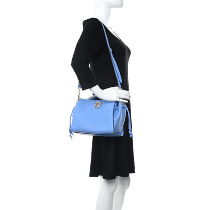 Mulberry Heavy Grain Small Iris Tote Cornflower Blue 2 of 10