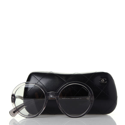 Chanel Acetate Round Sunglasses 71287A Grey 7 of 7