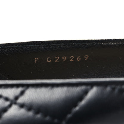 Chanel Lambskin Quilted Cap Toe Pumps 36.5 Black 6 of 8