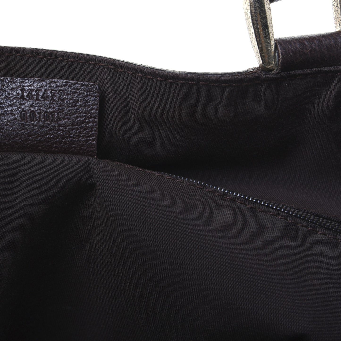 Monogram Large Abbey Tote Dark Brown