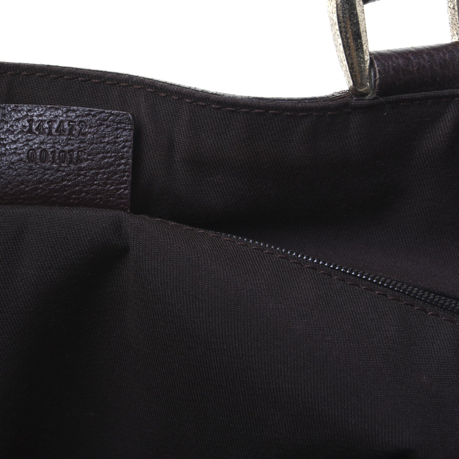 Gucci Monogram Large Abbey Tote Dark Brown 10 of 21