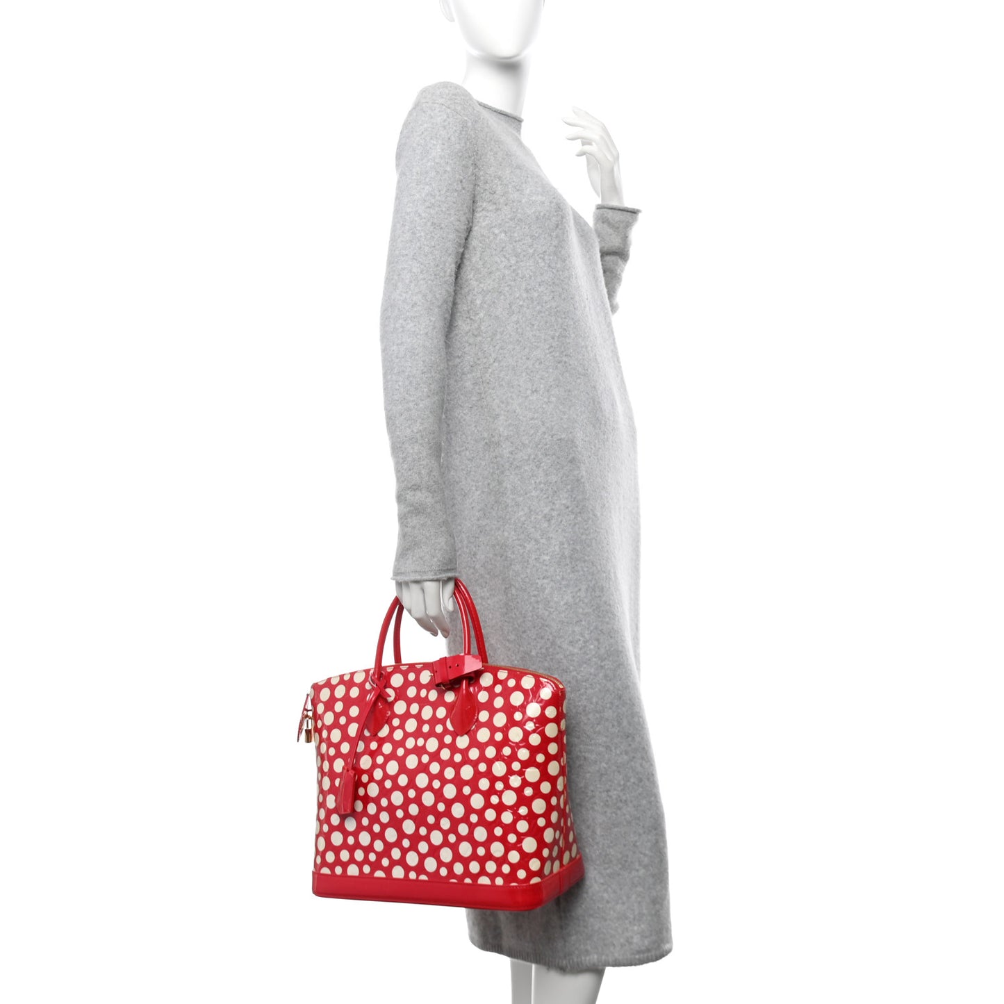 Vernis Kusama Infinity Dots Lockit MM Red