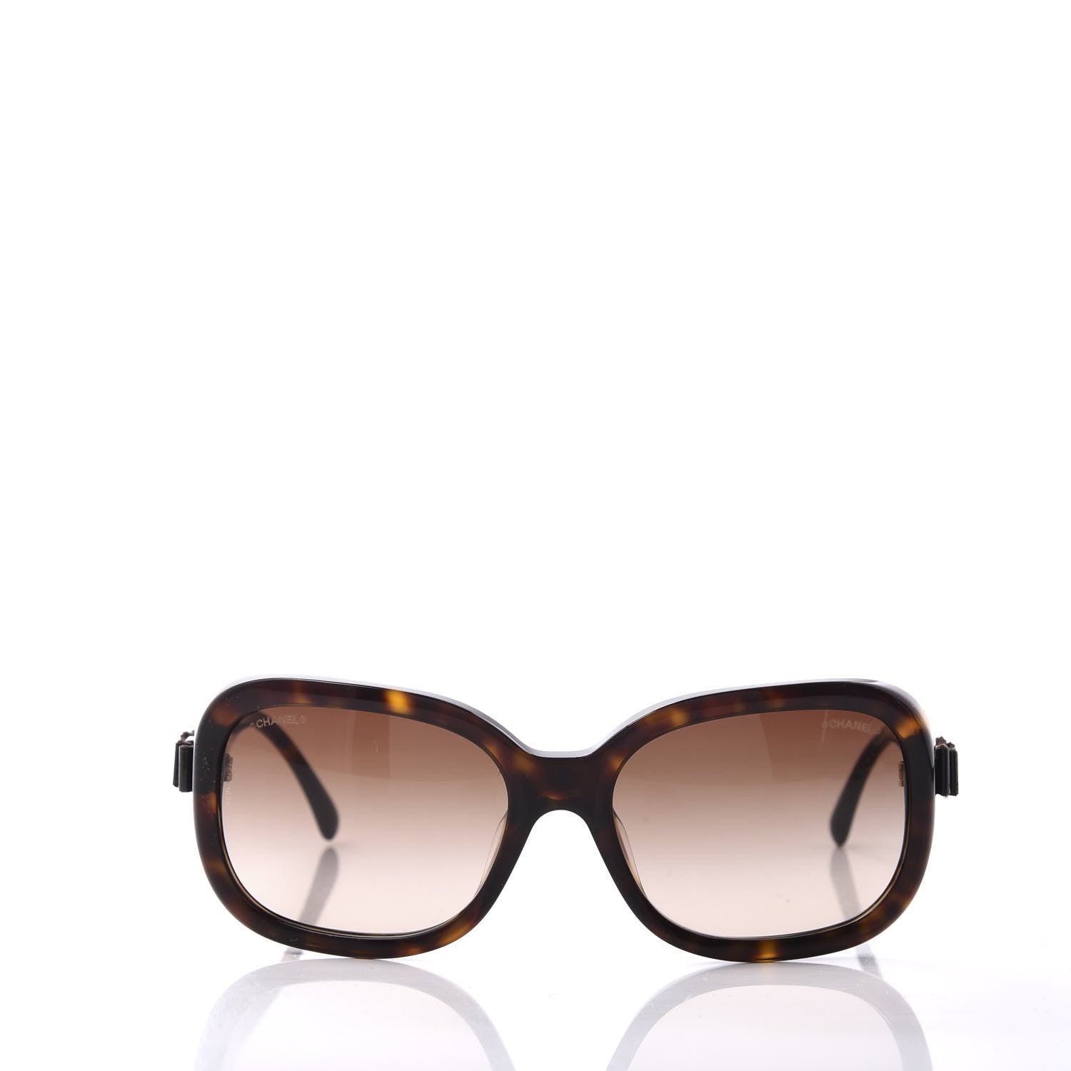 Chanel CC Bow Sunglasses 5280 Tortoise 2 of 8