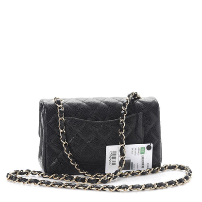 Chanel Caviar Quilted Mini Rectangular Flap Black 3 of 8