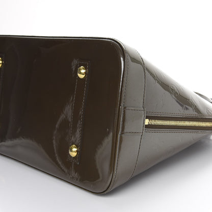 Louis Vuitton Vernis Alma GM Vert Bronze 15 of 22