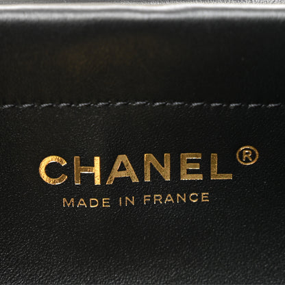 Chanel Tweed Calfskin Urban Essentials Small Shopping Bag Black Multicolor 6 of 10
