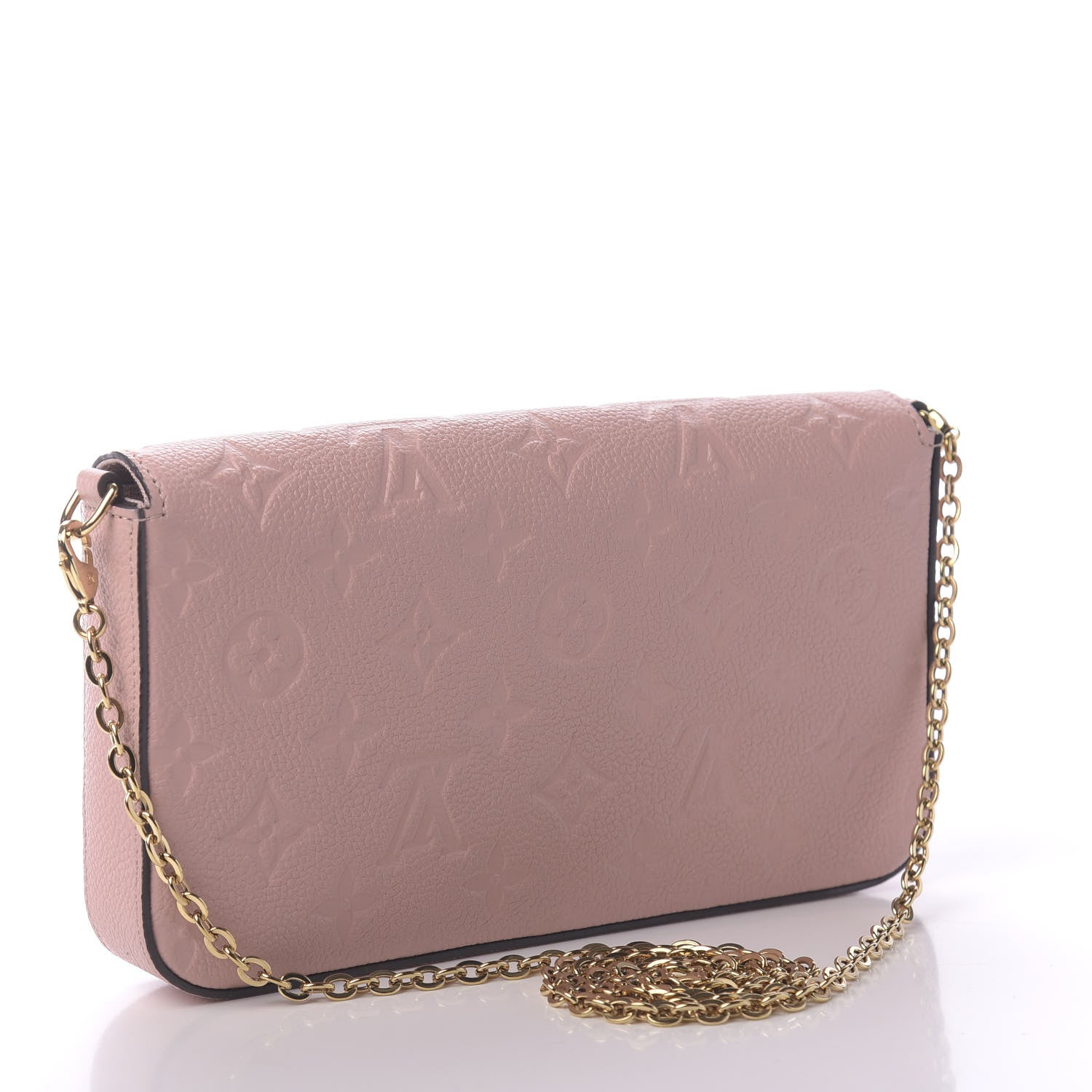 Louis Vuitton Empreinte Pochette Felicie Chain Wallet Rose Poudre 3 of 10