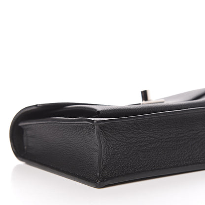 Louis Vuitton Soft Calfskin My Lockme Chain Pochette Black 7 of 10