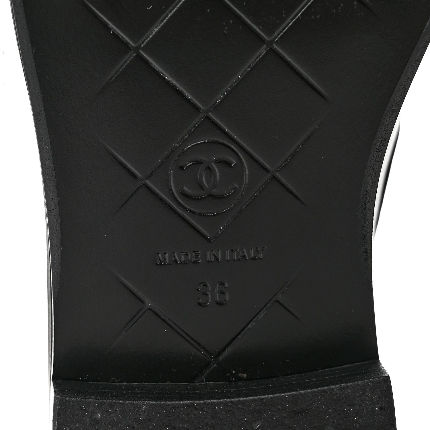 Chanel Lambskin Quilted CC Turnlock Loafers 36 Black 6 of 8