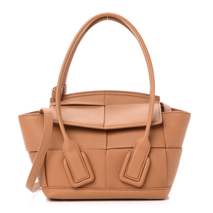 Bottega Veneta Grained Calfskin Maxi Intrecciato Arco 29 Tan 1 of 11