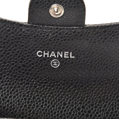 Chanel Caviar Quilted Flap Card Holder Black 6 of 9