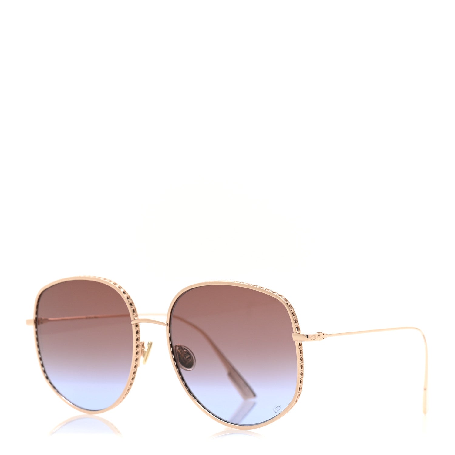 Christian Dior Metal Dior By Dior 2 Sunglasses Rose Gold 1 of 11